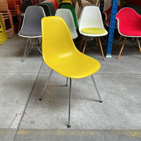 Vitra DSX Design Stoel | Mosterd Geel | Chroom