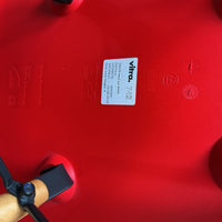 Vitra Eames Plastic Chair DSW | Eetkamerstoel | Rood | Essenhout