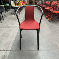 Vitra Belleville Chair Stoel | Kunststof | Rode Stof