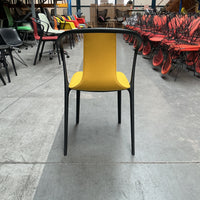Vitra Belleville Chair Stoel | Kunststof | Gele Stof