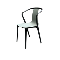 Vitra Belleville Chair Stoel | Licht Grijs | Kunststof