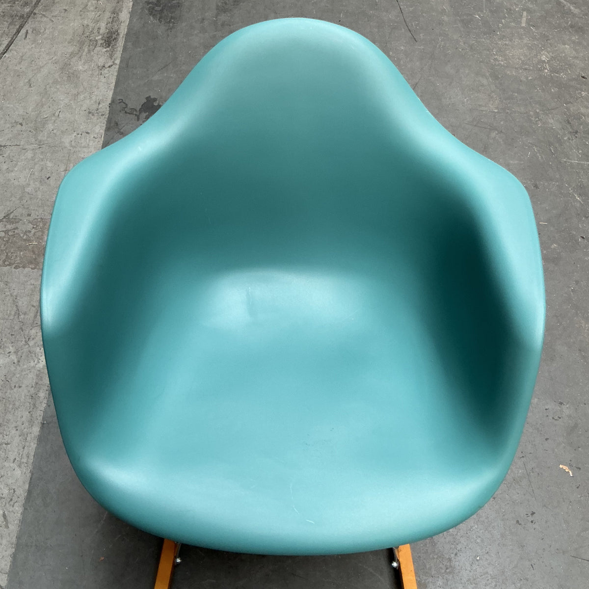 Vitra Eames RAR Design Stoel | Schommelstoel | Zeegroen