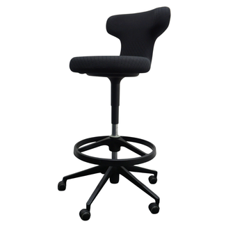 Vitra Pivot High Stool Baliestoel | Zwart