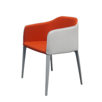 Pedrali Laja 885 Design Stoel | Wit / Oranje